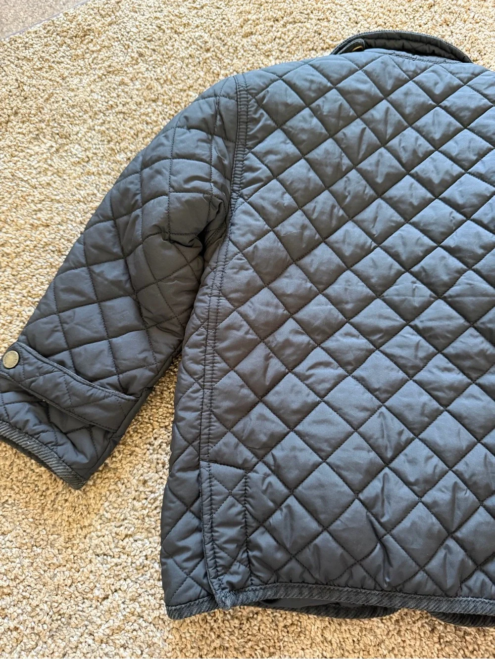 POLO RALPH LAUREN Navy Blue Quilted Jacket
